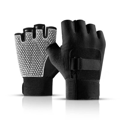 XIXIDIAN Workout Gloves for Men and Women,Half-Finger Exercise Gloves,Weightlifting Fitness Gloves,Outdoor Sports Training Gloves, Non-Slip Wear-Resistant (Color : A, Size : Medium)