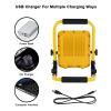WHYUNM26 30W LED Spotlight Outdoor Portable Light Portable Camping Lantern USB Rechargeable Waterproof Emergency Flashlight for Garden Yard view 3