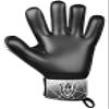 Keeperking Soccer Goalie Goalkeeper Gloves for Kids Boys Youth & Adult,Latex Strong Grip Palms with Removable Finger Spines Protection Children Football Gloves for Training/Match (6,Black-FS) view 3