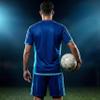 Arcarius Men's Pro Soccer Jersey  Moisture Wicking Match or Goalie Uniform (Dark Blue, Small) view 3