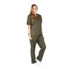 ACTIVE UNIFORMS Women's Scrub Sets, Scrub Top and Pants. Run Large (Olive, XX-Small) view 1