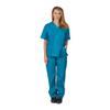 ACTIVE UNIFORMS Women's Scrub Sets, Scrub Top and Pants. Run Large (Teal, Medium) view 1