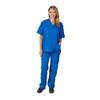 ACTIVE UNIFORMS Women's Scrub Sets, Scrub Top and Pants. Run Large (Royal Blue, X-Small) view 1