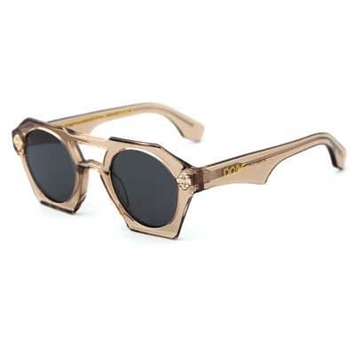 Doppe Cercle (Transparent Tea) - Luxury Unisex Eyewear/Sunglasses made of Top Acetate, from Dubai