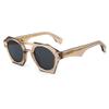 Doppe Cercle (Transparent Tea) - Luxury Unisex Eyewear/Sunglasses made of Top Acetate, from Dubai view 1