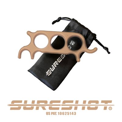 Sure Shot 3-Finger Billiard Mechanical Bridge for Billiards, Hand Held Pool Bridge, Billiards Pool Cue Accessory, The First Ever Handheld Snooker Accessory That Perfects Every Shot! Rose Gold