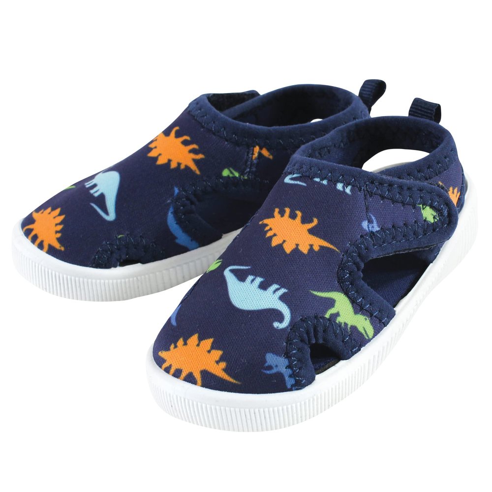Hudson Baby Unisex Baby Sandal and Water Shoe, Dinosaurs, 4 Infant