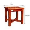 XJHOME Shower Bench Wooden Bathroom Seat Stool Wood Bath Spa Bathroom Storage Organizer Chair for Elderly Disabled Indoor Outdoor Small Seat (Size : 42x34x40cm) view 2