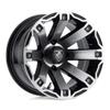 Fairway Alloys FA143 Rage 12X7 4X4.0 MACH G-BLK -47MM 1 Wheel