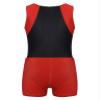 Hansber Kids Boys Gymnastics Leotard Unitard Tumbling Dance Biketard Gym Training Bodysuit Jumpsuit Dancewear Red 6 view 2