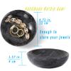 Gifts for Mom 4.72 Inch Small Decorative Bowl Ring Dish Marble Tray, Mothers Day Gifts Jewelry Dish Ring Trinket Holder Key Catchall Bowls, Marble Vanity Tray for Display Home Decor Bride Gifts view 2