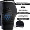 COOLOMG Youth Padded Sliding Shorts with Protective Cup Boys Baseball Compression Shorts Football Lacrosse Slider Black L view 3