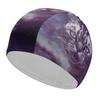 BAIKUTOUAN Galaxy Cat Face Unisex Swim Cap Durable Elastic Bathing Cap Swimming Hat for Long Hair Short Hair