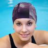BAIKUTOUAN Galaxy Cat Face Unisex Swim Cap Durable Elastic Bathing Cap Swimming Hat for Long Hair Short Hair view 4