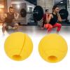 Barbell Grips for Weightlifting & Strength Training  Dumbbell Grips with Thick Silicone Adapter, Non-Slip Design for Reduced Hand Fatigue  Fits 25-30mm Bars, Home Gym Use (Yellow) view 4