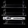 WANLIAN Lightsaber Display Stand Acrylic Desktop Display Case,Lightsaber Show Decoration (Square Transparent 2 packs) view 1