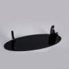 WANLIAN Lightsaber Display Stand Acrylic Light Saber Desktop Display Stand Lightsaber Holder Showcase Decoration (Oval Black 1pack) view 2