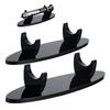 WANLIAN Lightsaber Display Stand Acrylic Desktop Display Case Light Saber Rack Lightsaber Decoration(Oval Black 2 packs) view 1