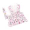 PAIDEFUL Floral Dog Harness Dress for Small Medium Dogs Female Girls Tutu Skirt Mesh Breathable Pet Clothes with Leash 1.6m Cats Apparel Puppy Chihuahua Yorkie Clothing Spring Summer Wearing Pink M view 4