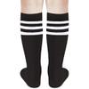UTTPLL Knee High Socks Toddlers Girls Boys Uniform Long Stockings Unisex Baby Kids Cotton Casual Dress Tube Cute Sock Tights Black White 12-36 Months view 2