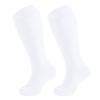 UTTPLL Knee High Socks Toddlers Girls Boys Uniform Long Stockings Unisex Baby Kids Cotton Casual Dress Tube Cute Sock Tights White 12-36 Months view 4