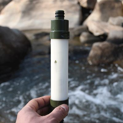 Sxdthy Portable Reverse Osmosis Water Filtration System 0.01 Micron Super-high Precision Water Purification Survival Gear for Hiking, Camping, Travel, and Emergency Preparedness (Color : White)