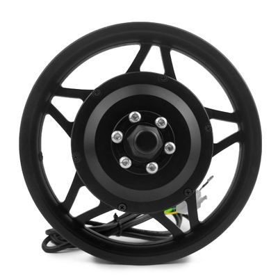 L-faster 24V 250W 12 Inch Mini Bike Back Wheel Drive Brushless Hub Motor Aluminium Rim Disc Brake Mount Single Speed for Electric Bicycle (48V Black)
