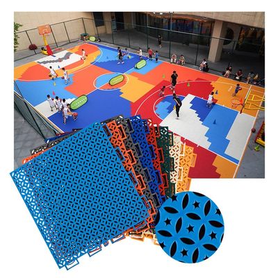 CXKJP 25CM Modular Interlocking Floor Tiles, Outdoor Stadium Amusement Park Basketball Court DIY Splicing Waterproof Floor Large Sports Floor Mat (Color : White, Size : 1PCS)