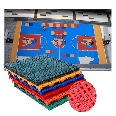 CXKJP Outdoor Modular Interlocking Floor Tiles, School Playground Basketball Court DIY Splicing Floor Weatherproof Sports Mat, 25x25cm (Color : Orange, Size : 1PCS)