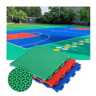 CXKJP Modular Interlocking Floor Tiles, Runway Stadium Playground Plastic Sports Floor Mat Weatherproof Splice Flooring, Customizable (Color : Green, Size : 1PCS)