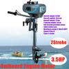 2 Stroke 3.5HP 2.5KW Heavy Duty Outboard Motor Boat Engine w/Water/Air Cooling CDI System, Fishing Boat Engine Motor 4000-5500 r/min view 2