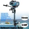 2 Stroke 3.5HP 2.5KW Heavy Duty Outboard Motor Boat Engine w/Water/Air Cooling CDI System, Fishing Boat Engine Motor 4000-5500 r/min view 3