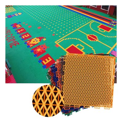 CXKJP Modular Interlocking Floor Tiles, Outdoor Sports Floor for School Kindergarten Amusement Park Playground, 30.48CM (Color : Blue, Size : 1PCS)