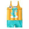 AWIBMK Kids Boys Girls One-Piece Sleeveless Floatation Swimsuit Float Suit Baby Lovely Print with Adjustable Vest Buoyancy Bathing Suit Swimwear Swim Green Dinosaur 18-24 Months view 1
