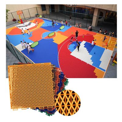 CXKJP Outdoor Modular Interlocking Floor Tiles, Stadium Basketball Court Kindergarten Large Splicing Floor Waterproof Sports Mat (Color : Green, Size : 1PCS)