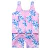 AWIBMK Kids Boys Girls One-Piece Sleeveless Floatation Swimsuit Float Suit Baby Lovely Print with Adjustable Vest Buoyancy Bathing Suit Swimwear Swim Rose Butterfly 4 18-24 Months view 1