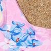 AWIBMK Kids Boys Girls One-Piece Sleeveless Floatation Swimsuit Float Suit Baby Lovely Print with Adjustable Vest Buoyancy Bathing Suit Swimwear Swim Rose Butterfly 4 18-24 Months view 3
