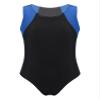 dPois Children Little Big Boys Gymnastic Outfit One Piece Leotard Athletic Bodysuit Sport Jumpsuit and Shorts Set Blue 6 Years view 3