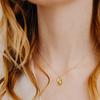 14K Gold Filled Q Initial Necklace with November Birthstone Pendant Necklaces for Women Yellow Citrine Crystal Necklace Mother Daughter Personalized Birthday Christmas Gift view 2