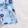 AWIBMK Kids Boys Girls One-Piece Sleeveless Floatation Swimsuit Float Suit Baby Lovely Print with Adjustable Vest Buoyancy Bathing Suit Swimwear Swim Blue Excavator 18-24 Months view 4