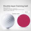 10PCS/LOT Indoor Outdoor Practice Training Aids Golf Balls Outdoor Sports White PU Foam Double Layer Golf Ball view 3