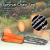 Portable Handheld Survival Pocket Chainsaw Survival Chain Saw Emergency Chainsaw with Bag Camping Hiking Tool for campers backpackers fishermen hiker , Pocket Chainsaw Survival Gear , Pocket Chains view 4