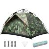 WHYUNM26 Multiple Person Outdoor Tent Automatic Instant Portable Tent Camping Rainproof Sunscreen Field Equipment Lightweight Waterproof,Camou,2~3Person view 1