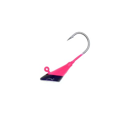 Temorah Shad Darts Jig Heads (1/4 OZ 50PCS, Purple/Pink)