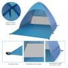 WHYUNM26 2 Person Beach Tent Automatic Instant Pop Up Tent Lightweight UV Protection Camping Tent Sun Shelter Survival Gear with Package Bag,Red view 4