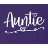 3X-Large Purple Mens Auntie Heart Cute Fashion Aunt Gift Idea T-Shirt view 4