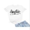 XX-Large White Mens Auntie Heart Cute Fashion Aunt Gift Idea T-Shirt view 1