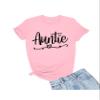 5X-Large Pink Mens Auntie Heart Cute Fashion Aunt Gift Idea T-Shirt view 1