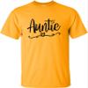 5X-Large Gold Mens Auntie Heart Cute Fashion Aunt Gift Idea T-Shirt view 3