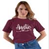5X-Large Maroon Mens Auntie Heart Cute Fashion Aunt Gift Idea T-Shirt view 2